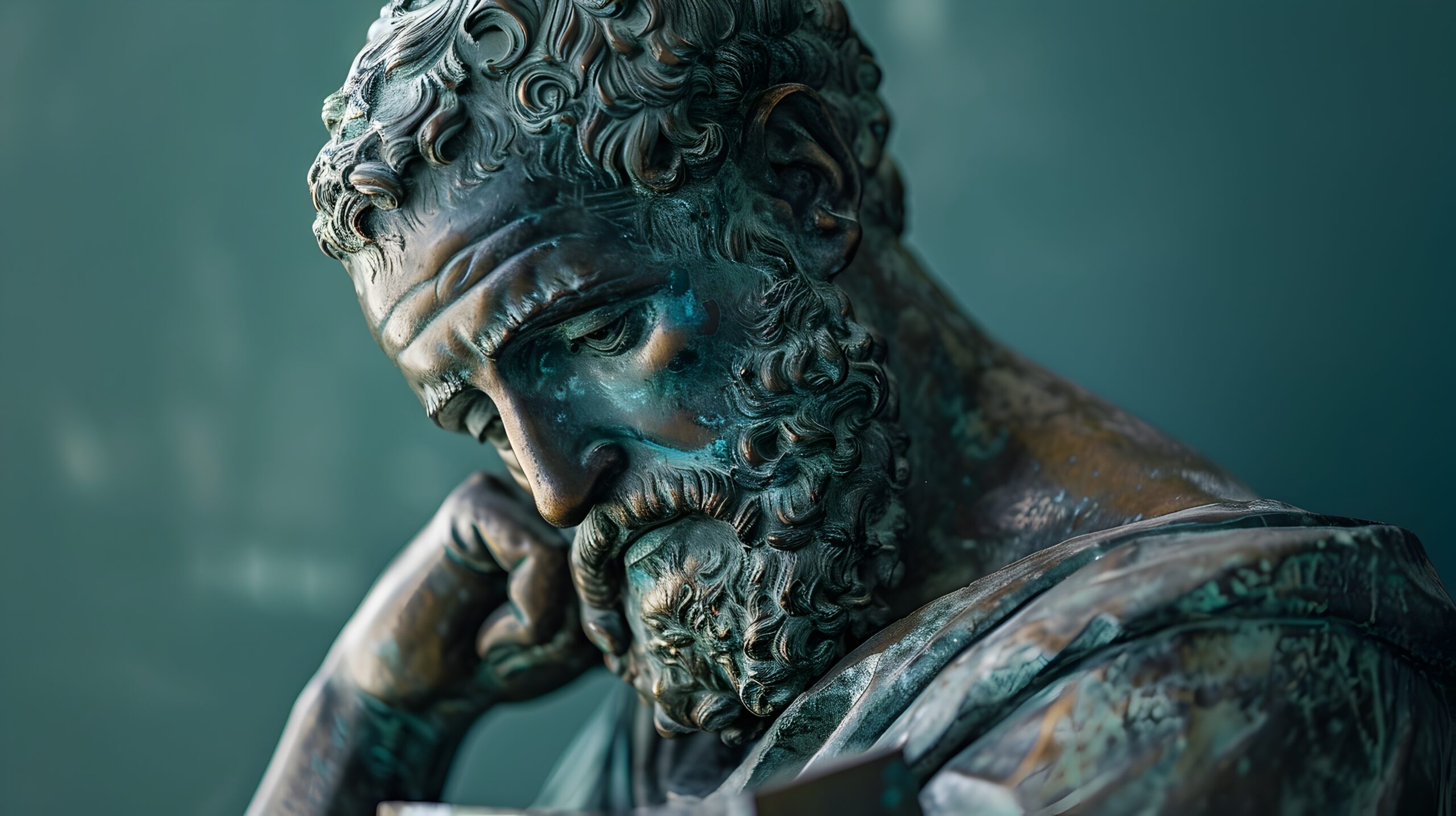 Filósofo contemplativo en la antigüedad